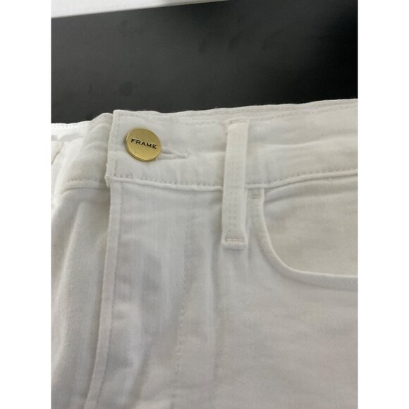 FRAME Jeans Ankle Le High Skinny White size 26 - Picture 4 of 14